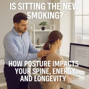  Long hours of sitting can cause spinal stress, poor posture, and fatigue — but there are natural ways to reverse it.